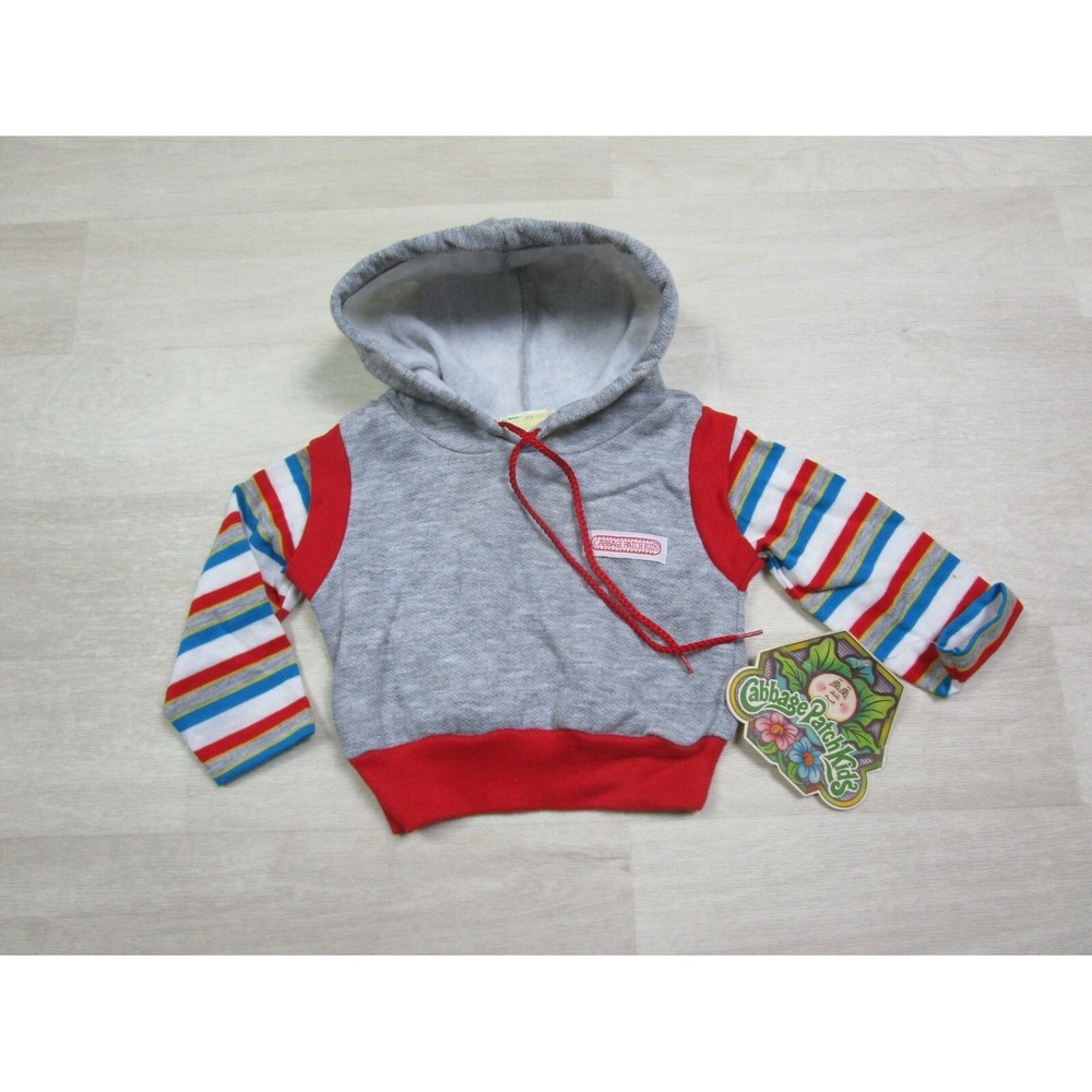 NWT -‎ Vintage Cabbage Patch Kids Hoodie (12 months) 1980's CPK Rare Sweatshirt